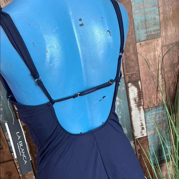 LA BlANCA 12 Women’s Navy Swimsuit - Picture 12 of 16